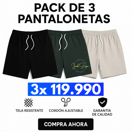 URBAN BASICS™| PACK X3 DE PANTALONETAS