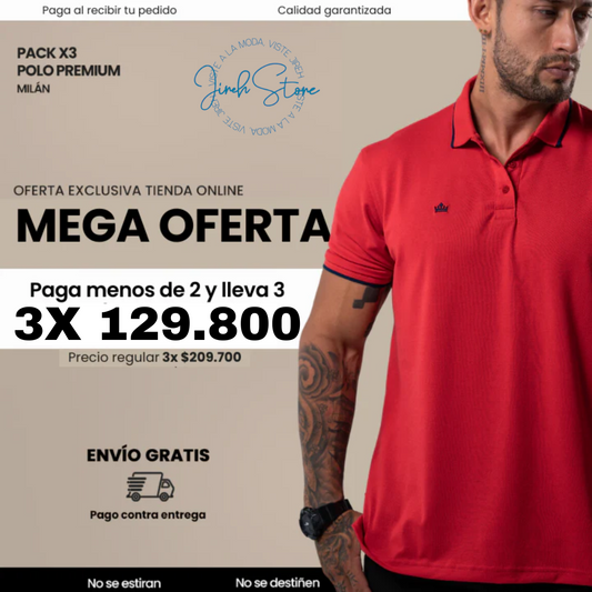 CAMISETA TIPO POLO JIREH ¡TU MEJOR VERSION COMIENZA AQUI!
